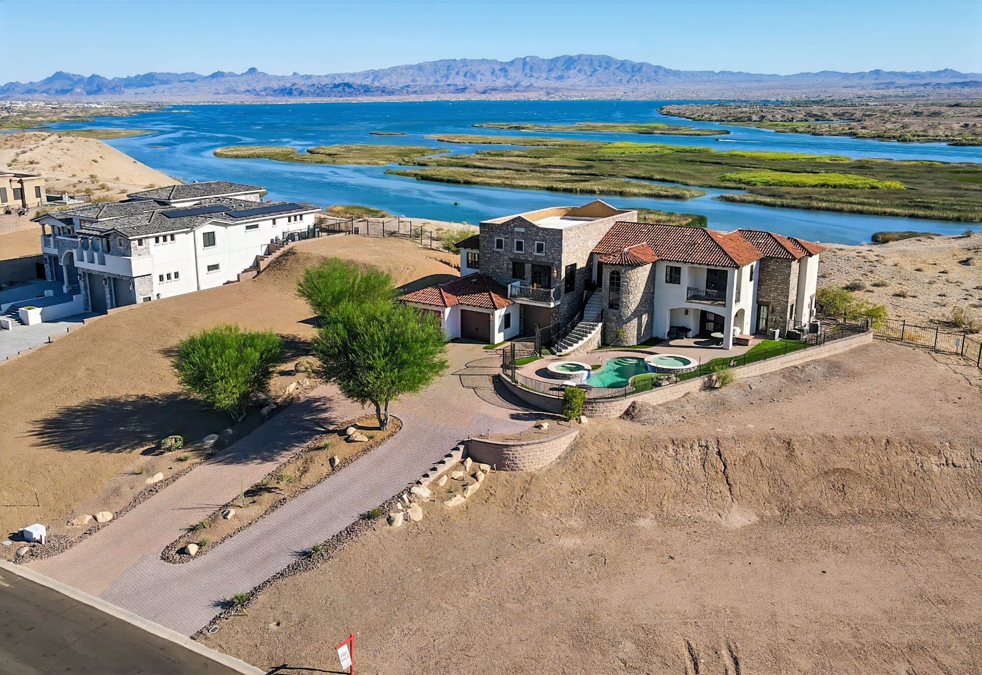 Luxury Home — aerial view